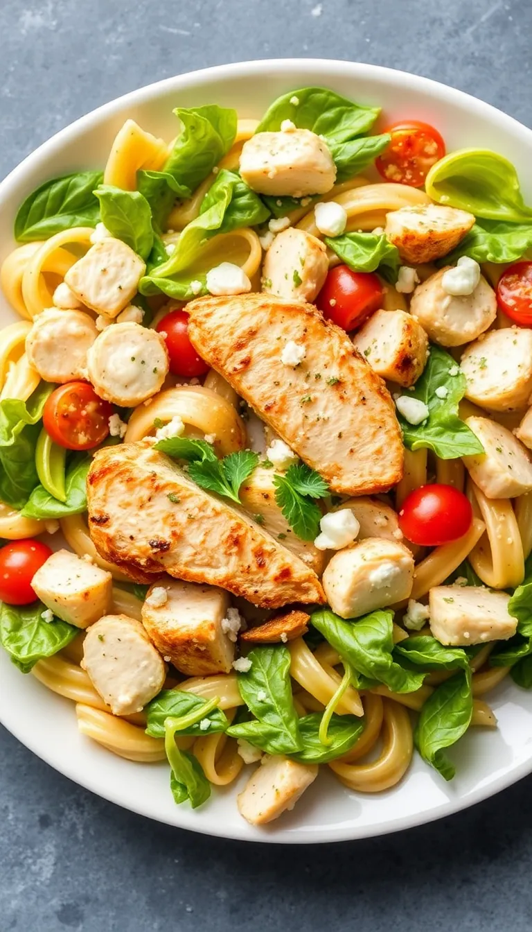 Chicken Caesar Pasta Salad