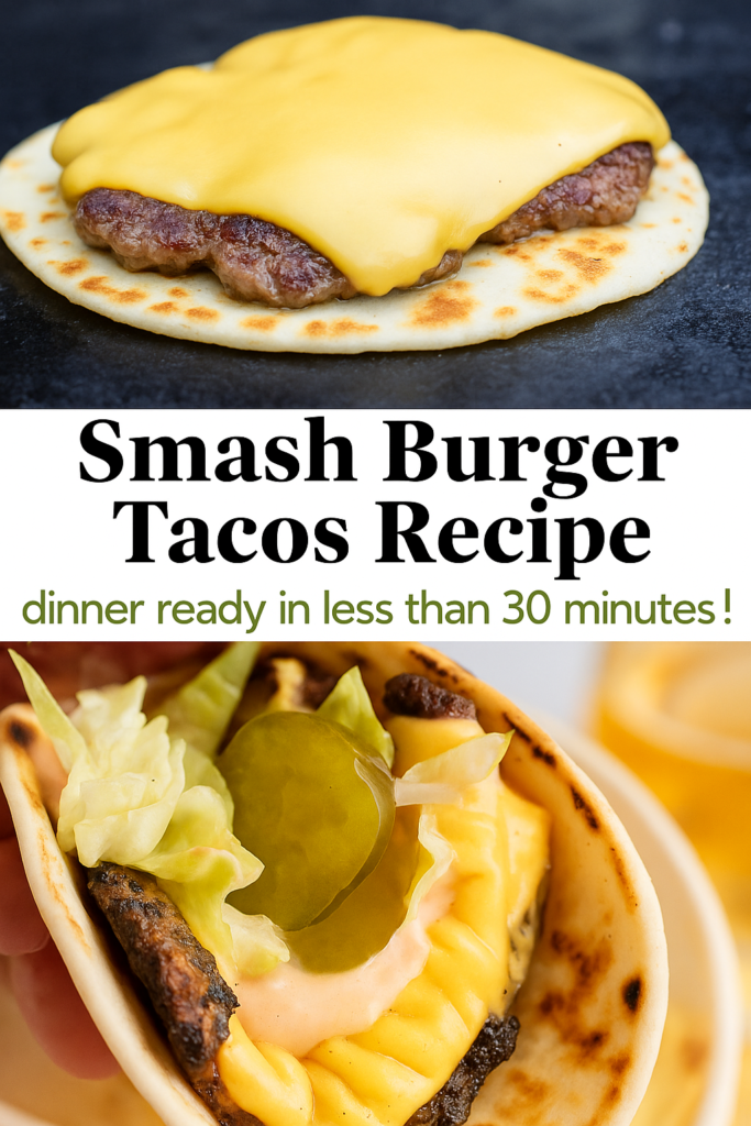 smash burger tacos recipe