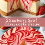 Strawberry Swirl Cheesecake