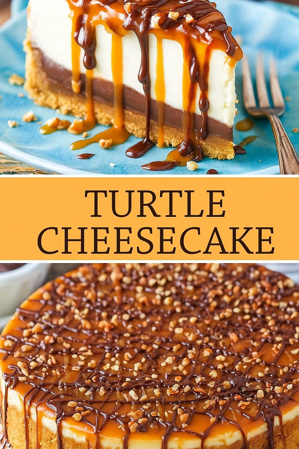 turtle cheesecake