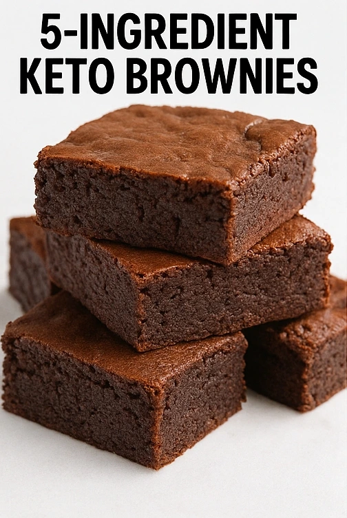 5-ingredient keto brownies