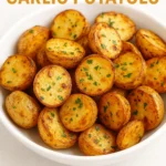air-fryer garlic potatoes