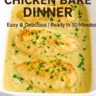 creamy chicken bake dinner
