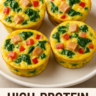 high-protein egg muffins