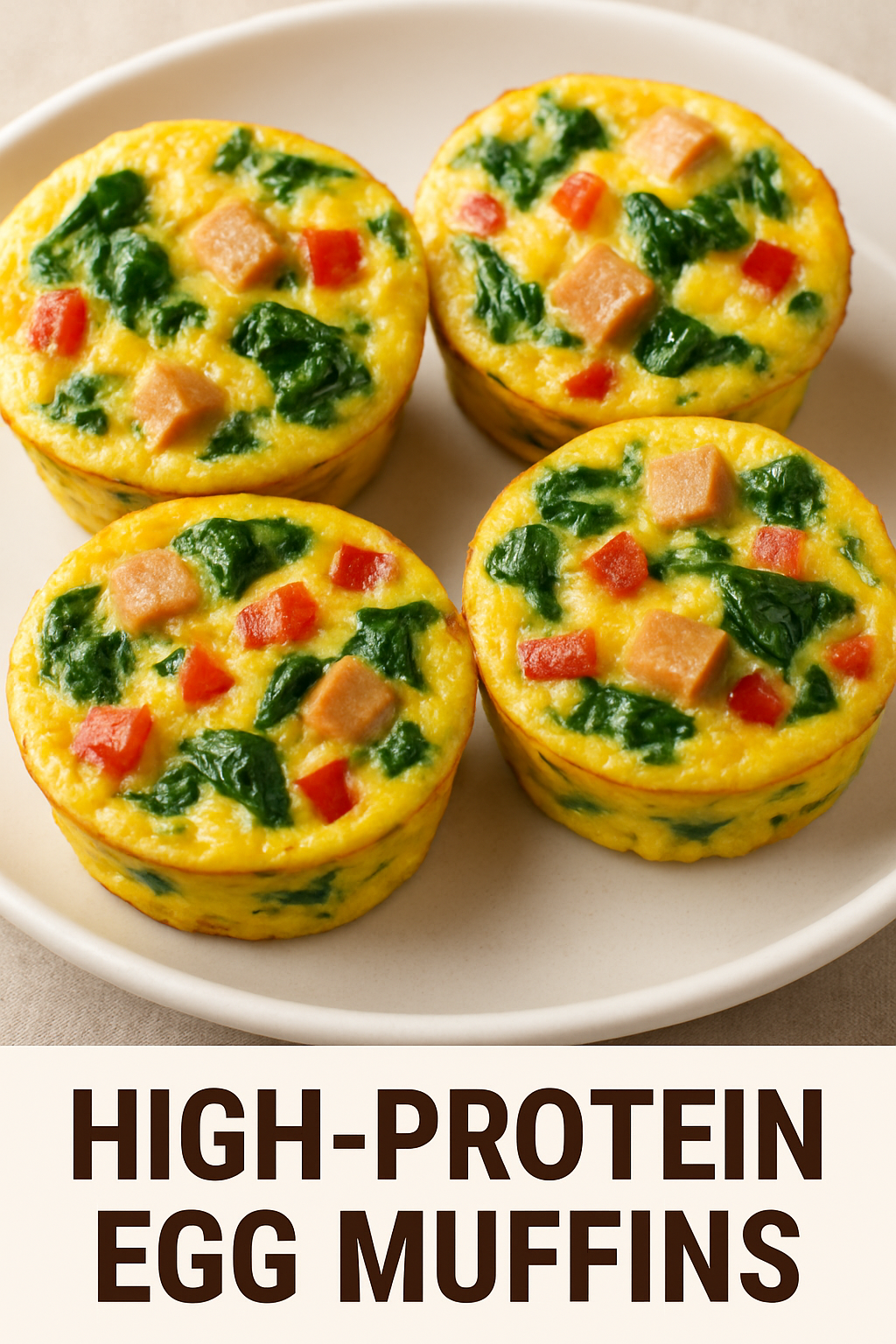 high-protein egg muffins