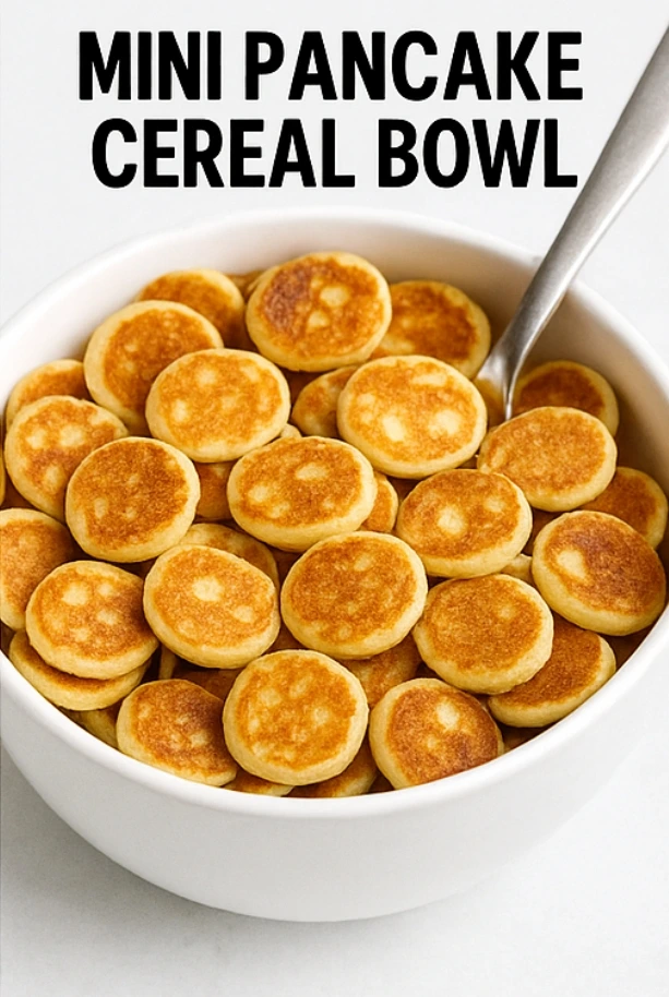 mini pancake cereal bowl