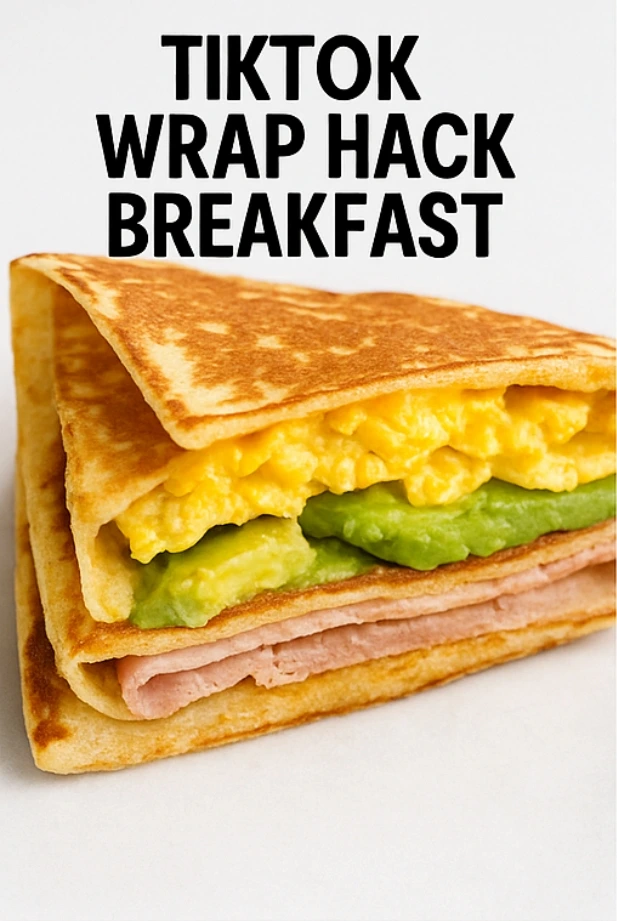 TikTok wrap hack for breakfast