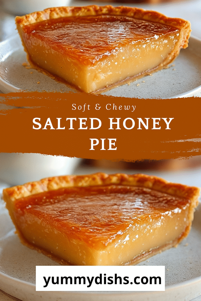 Soft-Chewy Salted Honey Pie