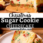 Sugar Cookie Cheesecake