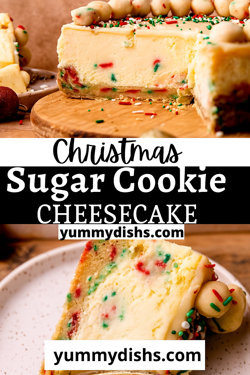 Sugar Cookie Cheesecake