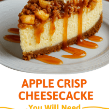Apple Crisp Cheesecake