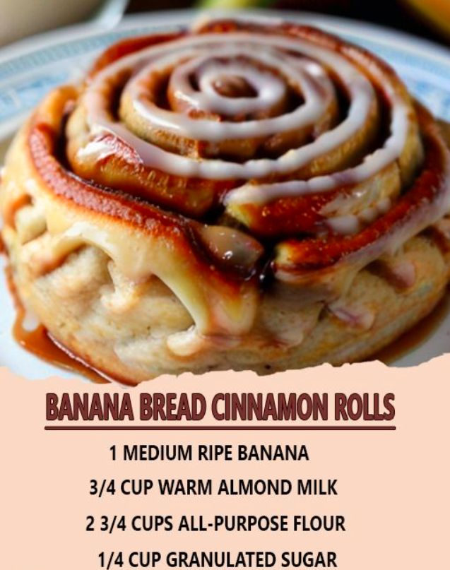 Banana Bread Cinnamon Rolls