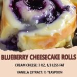 Blueberry Cheesecake Rolls