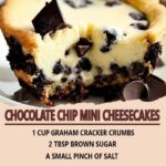 Chocolate Chip Mini Cheesecakes Recipe