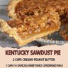 Kentucky Sawdust Pie!
