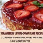 Strawberry Upside-Down Cake Recipe