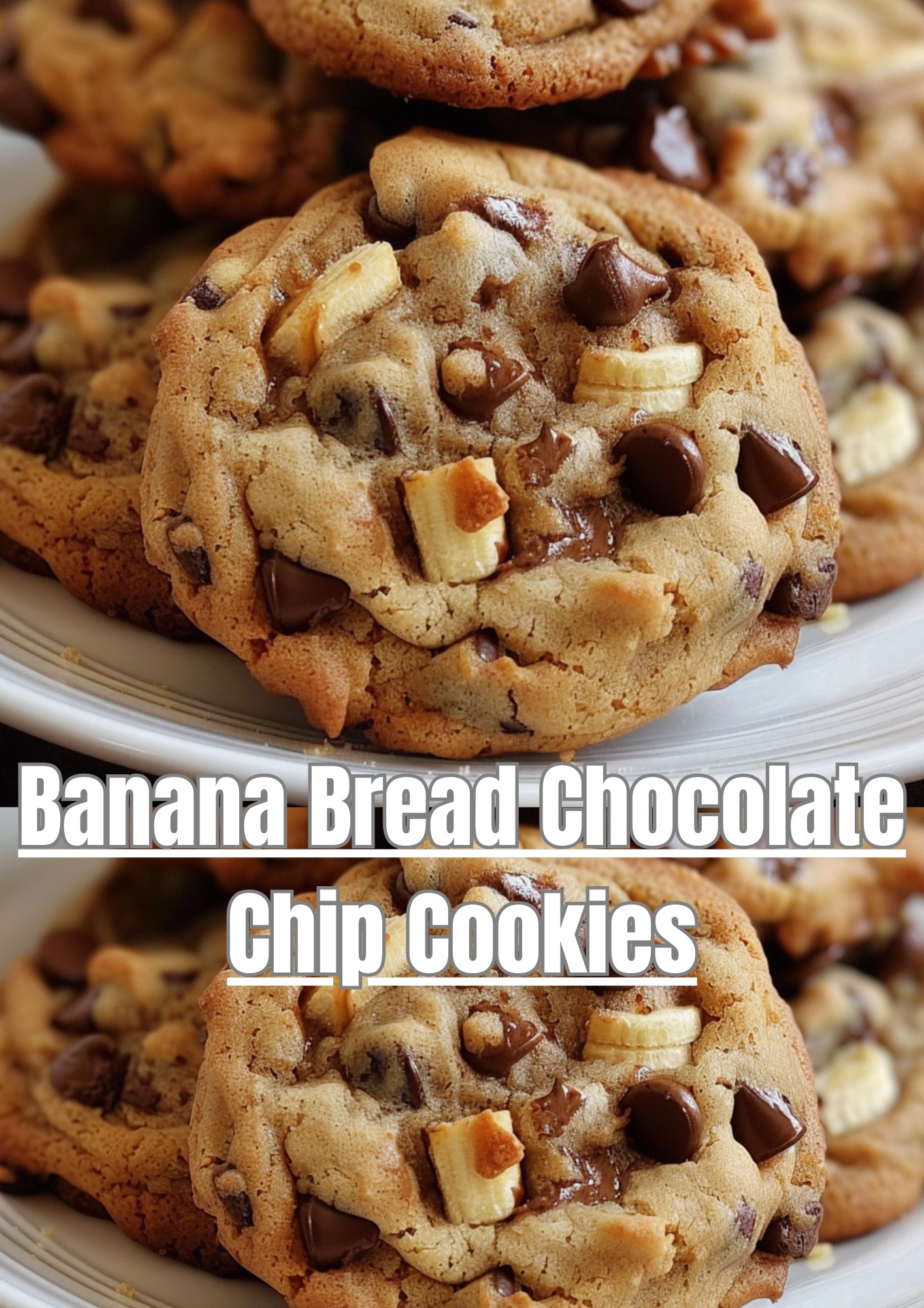 Banana Bread Chocolate Chip Cookies