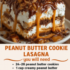 Peanut Butter Cookie Lasagna