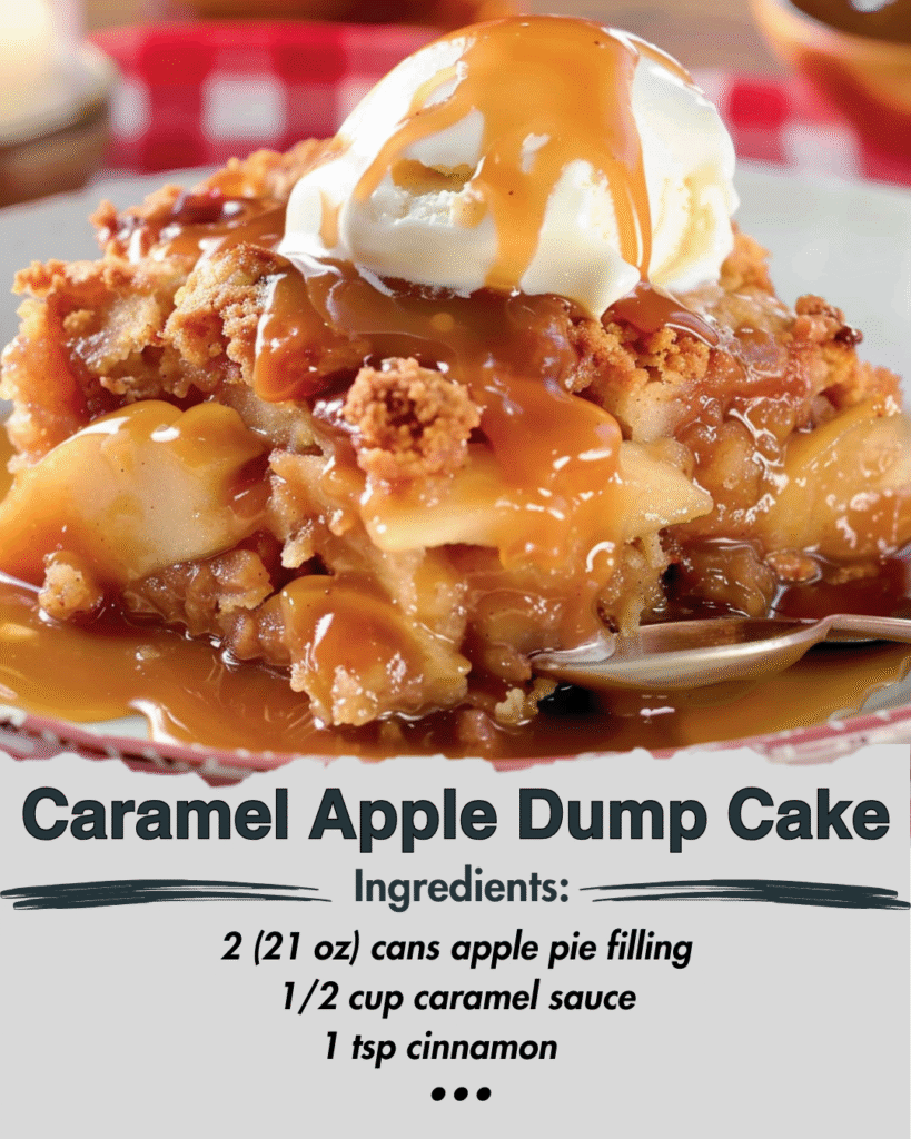 Caramel Apple Dump Cake