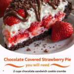 Chocolate Covered Strawberry Pie