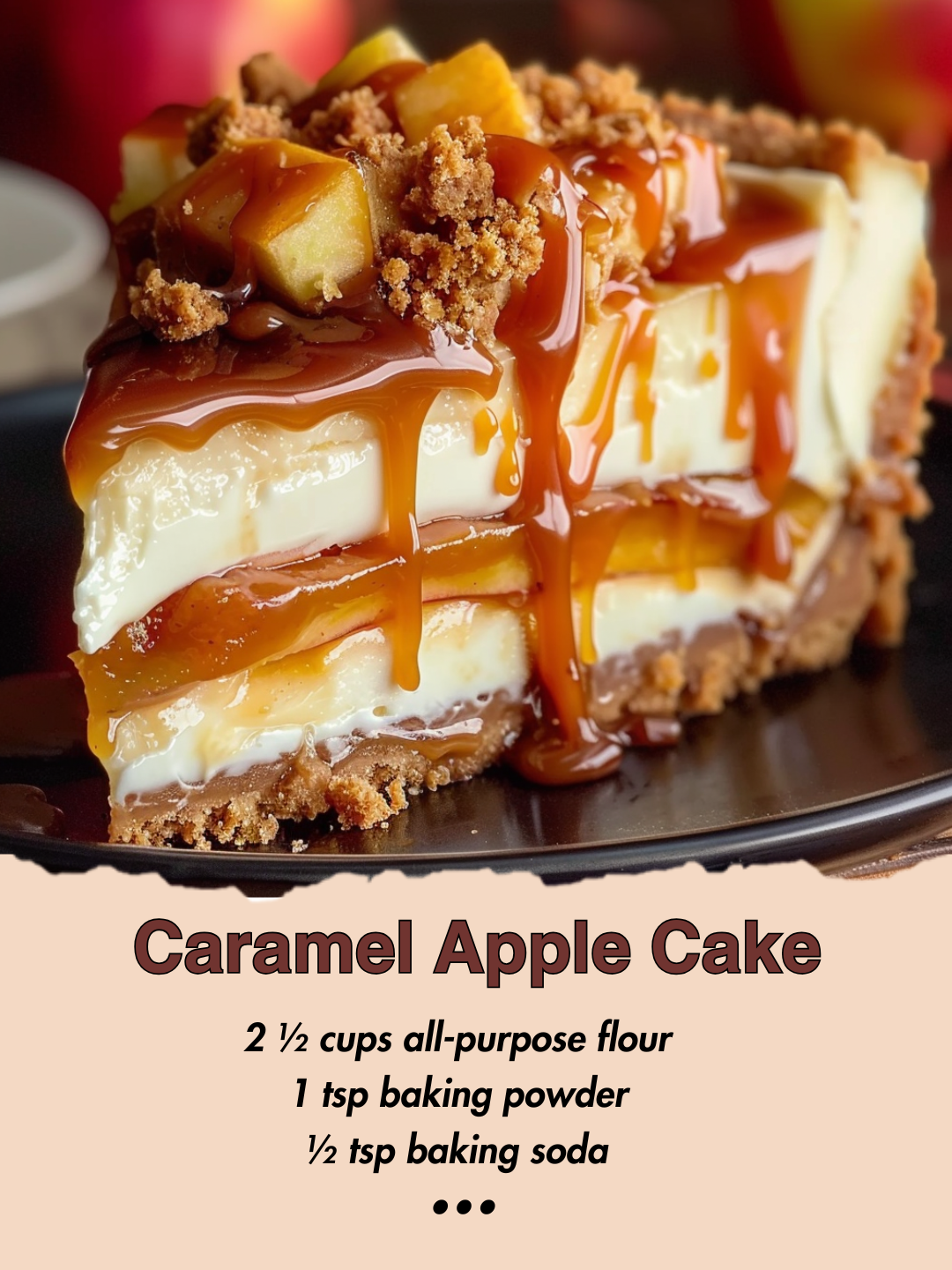 Caramel Apple Cake