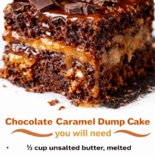 Chocolate Caramel Dump Cake