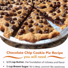 Chocolate Chip Cookie Pie