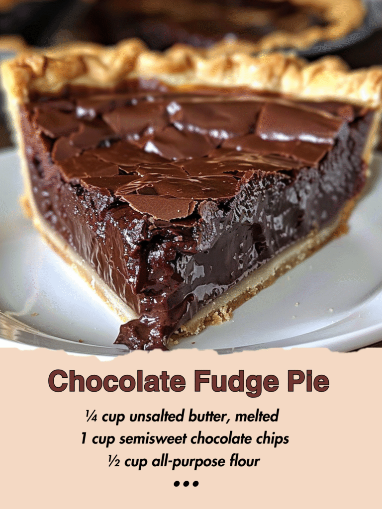 Chocolate Fudge Pie