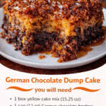 German Chocolate Dump Cake