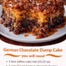 German Chocolate Dump Cake
