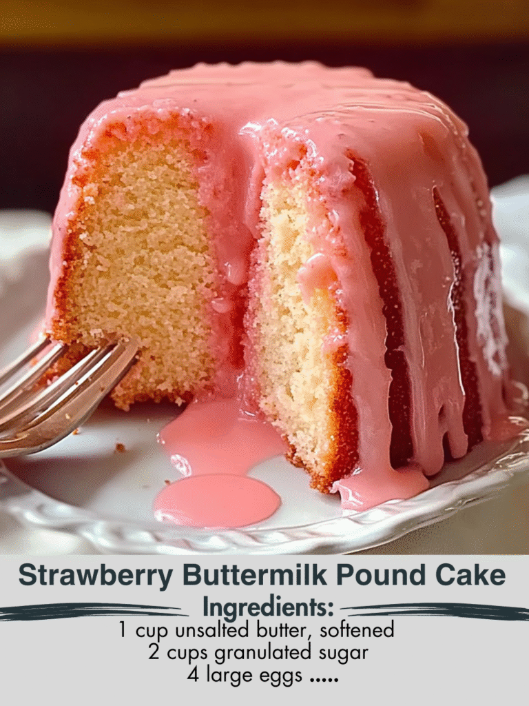 Strawberry-Buttermilk-Pound-Cake