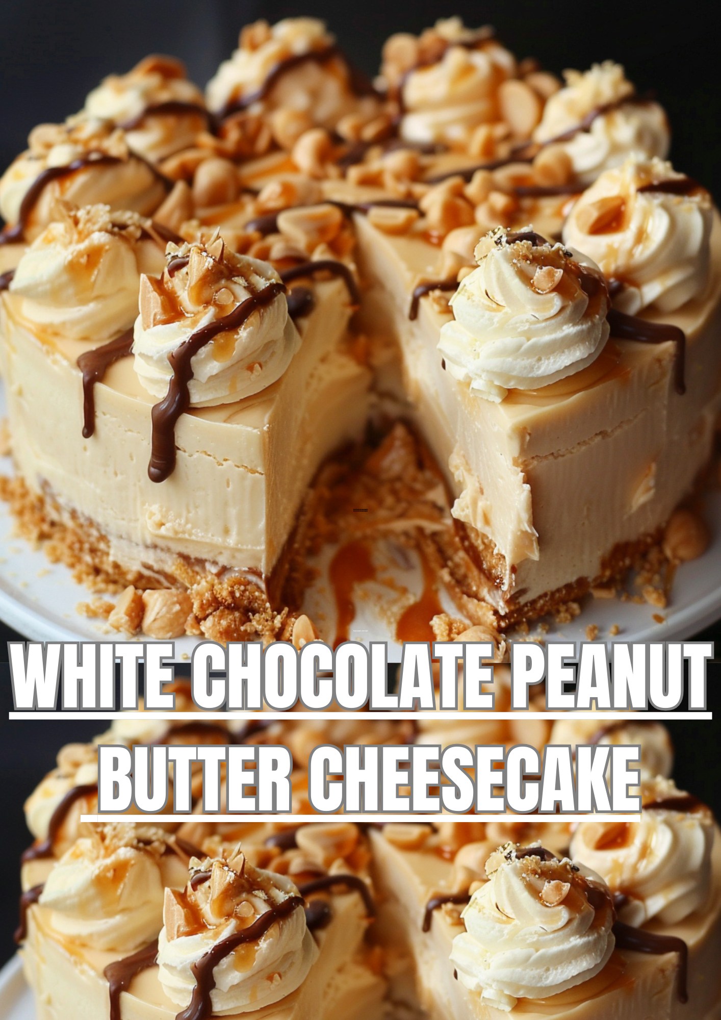 White Chocolate Peanut Butter Cheesecake